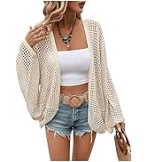Verdusa Women's Open Front Oversized Cardigan Early Fall